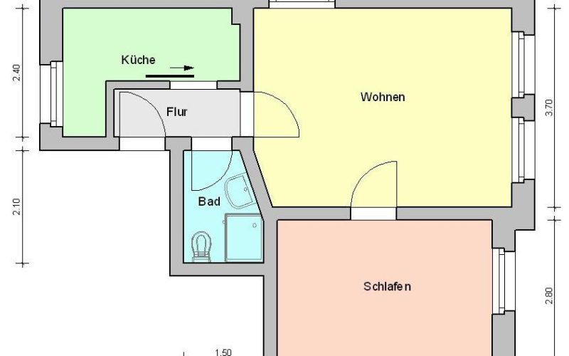 Grundriss, Maße nicht verbindlich!