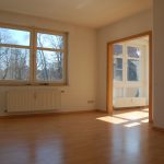 Wohnzimmer mit Küche