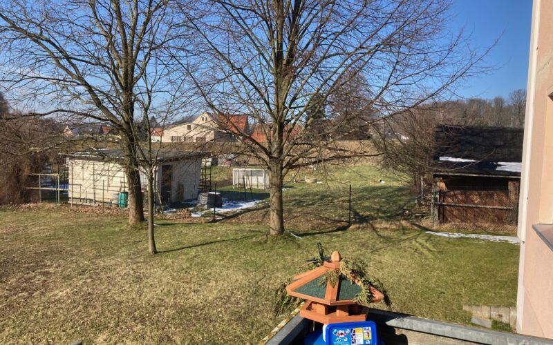 Blick vom Balkon