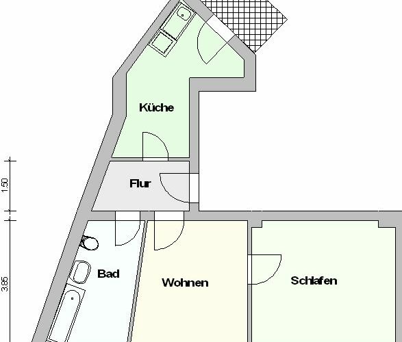 Grundriss, Maße nicht verbindlich!