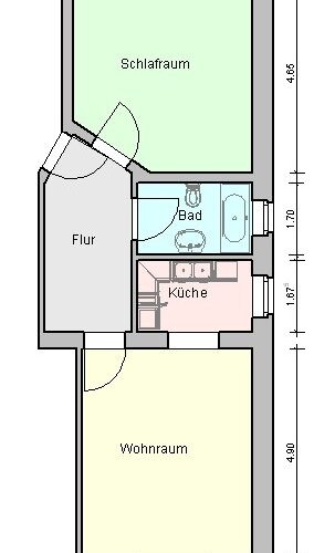 Grundriss, Maße nicht verbindlich!
