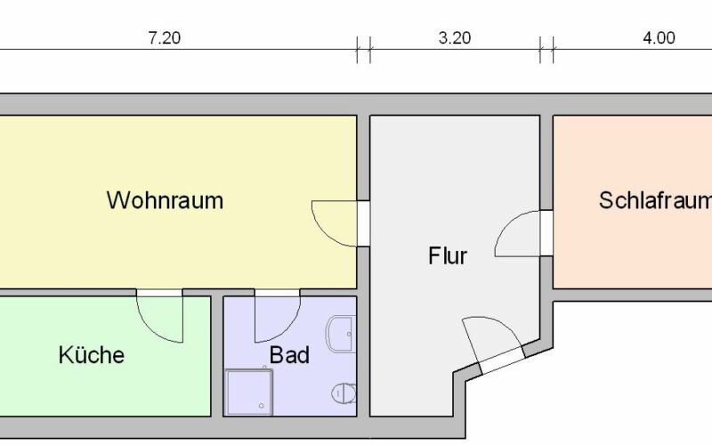 Grundriss, Maße nicht verbindlich!