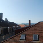 Blick vom Balkon